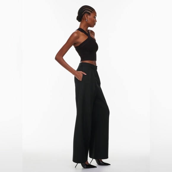 Babaton Sculpt Knit Criss Cross Cropped Tank - Picture 3 of 12